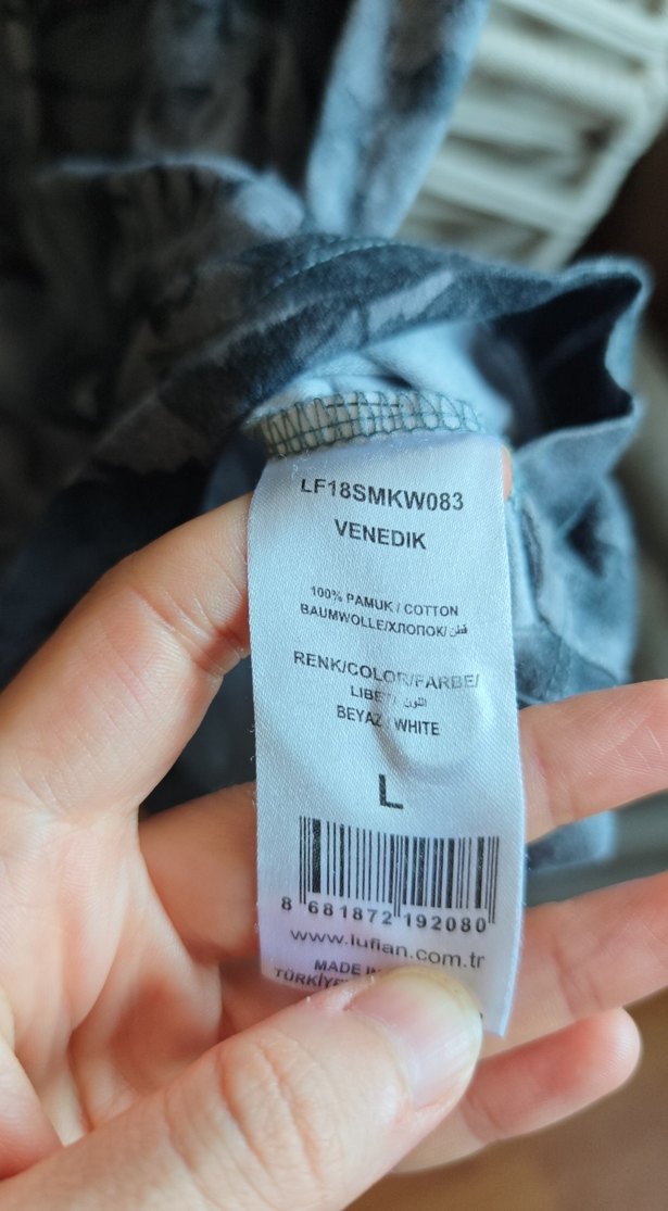 Gri Desenli Erkek Kısa Kollu tişört - Görsel 3