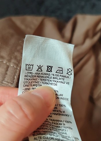 Bej kargo pantolon - Görsel 3