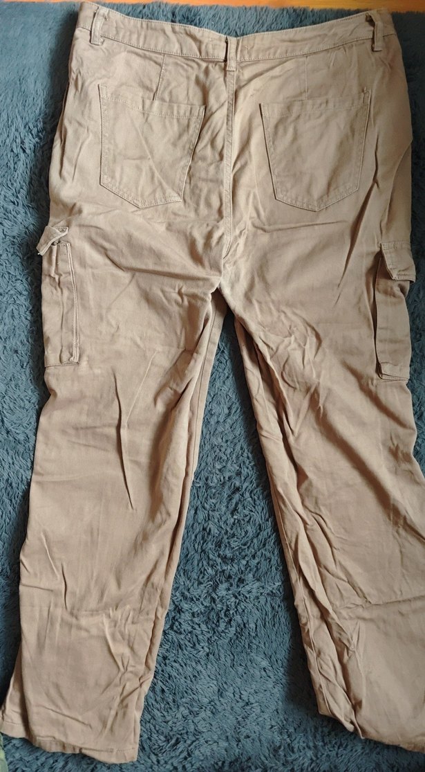 Bej kargo pantolon - Görsel 4