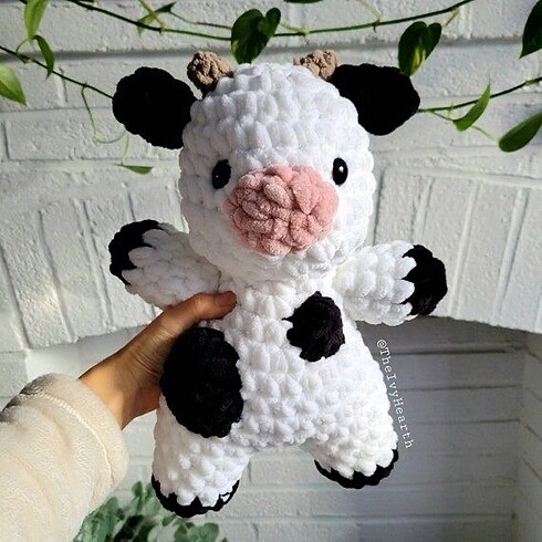 Crochet inek amigurumi oyuncak