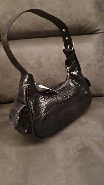  Beden siyah Renk Stradivarius kol çanta