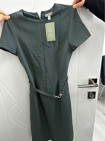 s Beden gri Renk H&M Elbise