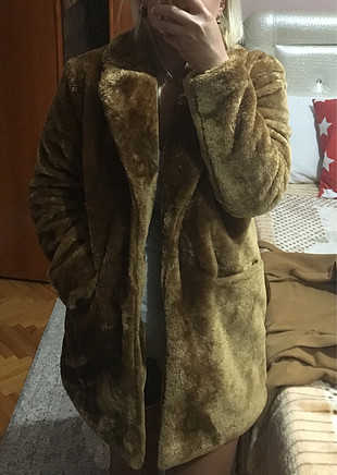 36 Beden camel Renk Sıfır kürk