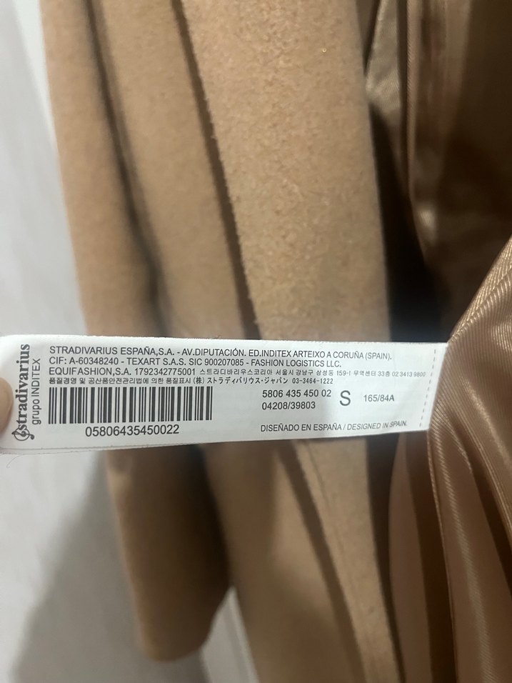 Stradivarius Camel Kadın Kaban - Görsel 4