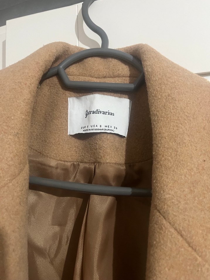 Stradivarius Camel Kadın Kaban - Görsel 3