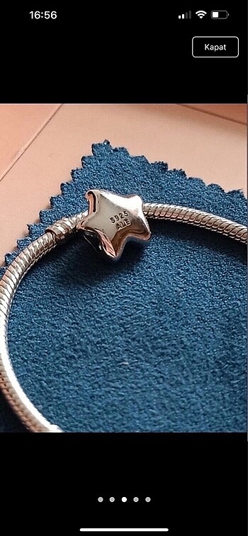 Beden Pandora şişko tatlı denizyıldızı charm