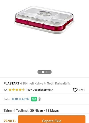 Beden kırmızı Renk Kahvaltı Seti