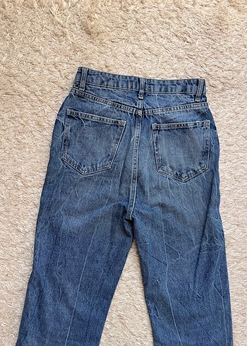 Mavi Normal Kesim Kadın Kot Pantolon - Görsel 7