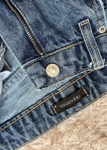 Mavi Normal Kesim Kadın Kot Pantolon - Görsel 9