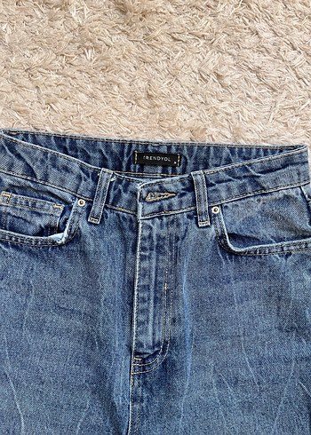 Mavi Normal Kesim Kadın Kot Pantolon - Görsel 3