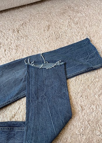 Mavi Normal Kesim Kadın Kot Pantolon - Görsel 8