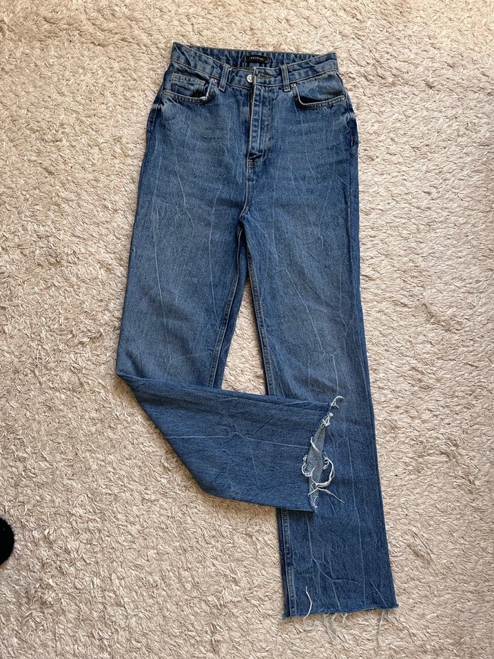 Mavi Normal Kesim Kadın Kot Pantolon - Görsel 2