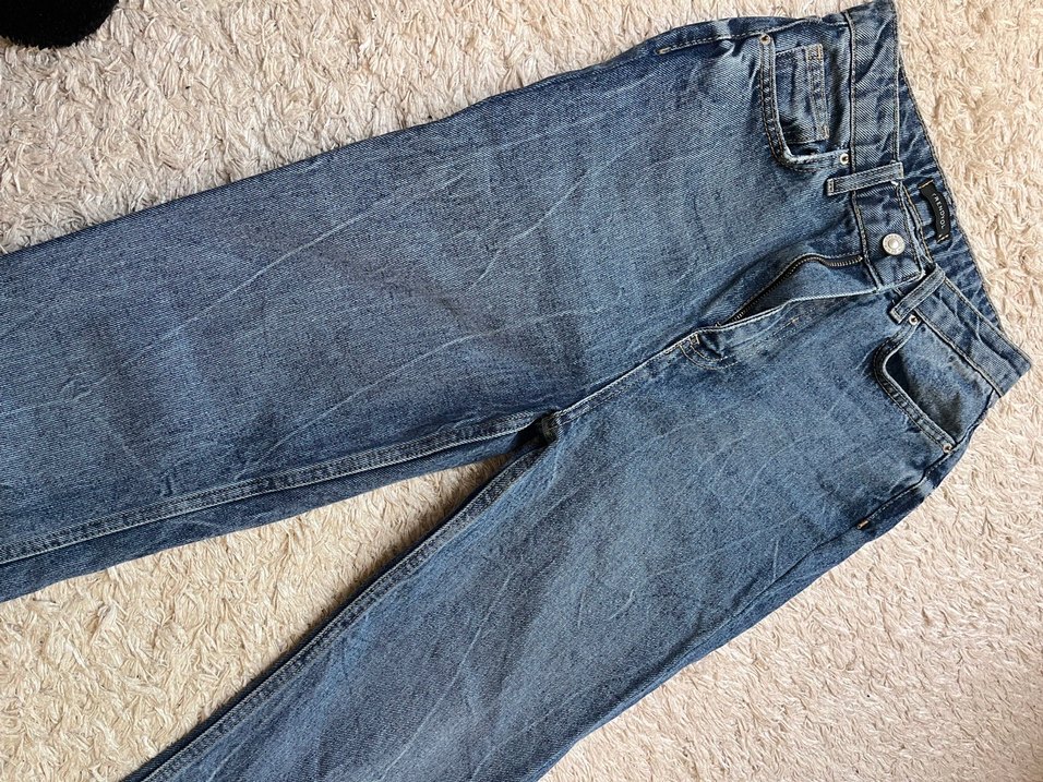 Mavi Normal Kesim Kadın Kot Pantolon - Görsel 5