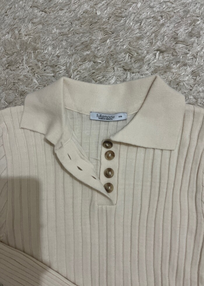 Yakalı bluz - Görsel 4