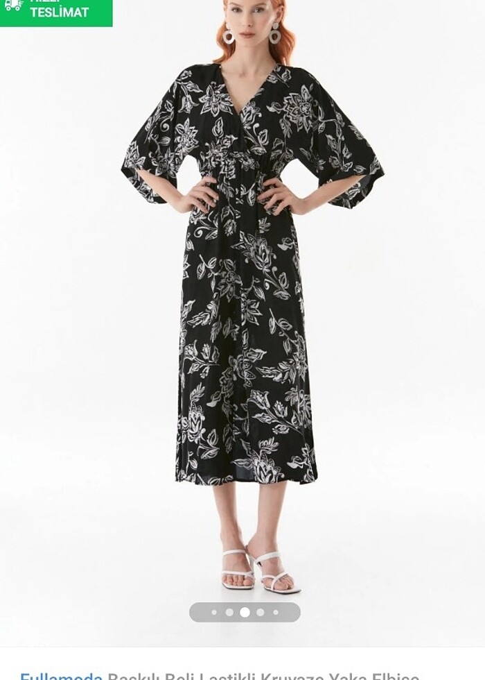 Sıfır etiketli günlük Uzun elbise  - Görsel 2