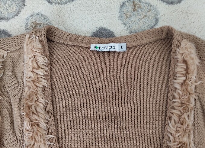 Peluş kürklü yelek - Görsel 2