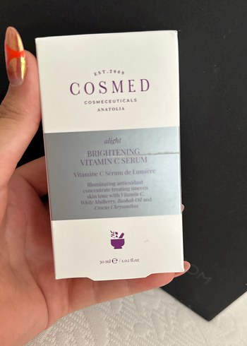 COSMED Aydınlatıcı C Vitamini Serumu 30 ml