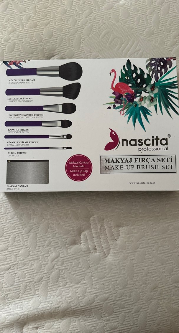 Nascita Mor 6'lı Makyaj Fırçası Seti - Görsel 2