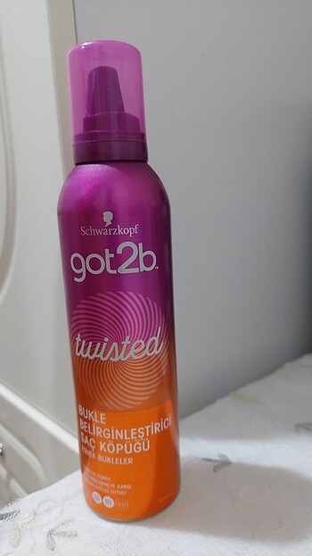 Schwarzkopf got2b twisted bukle belirginleştirici saç köpüğü