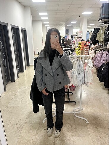 LC Waikiki Gri kaşe ceket