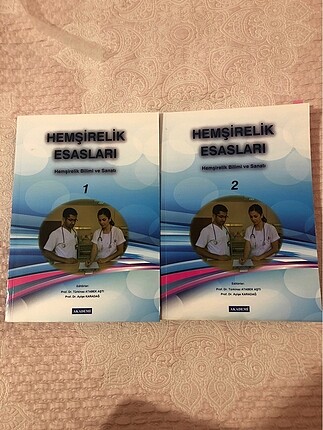 Hemşirelik esaslar 1 2 kitabı