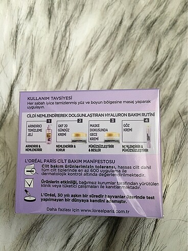  Beden Renk Loreal Hyaluron Uzmanı Nemlendirici