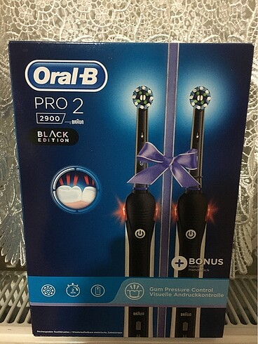 Braun Oral B Pro2900 Şarjlı Diş Fırçası(2li)