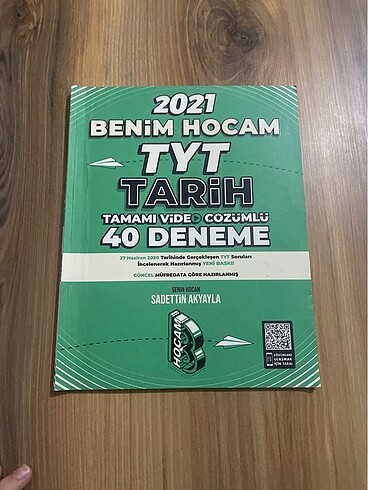 Benim Hocam Tyt tarih 40 deneme