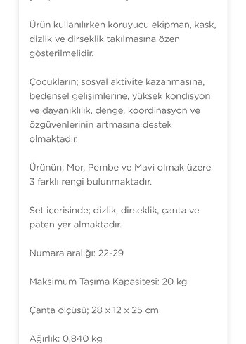 Mavi Çocuk Paten Seti ve Koruyucu Ekipman - Görsel 7