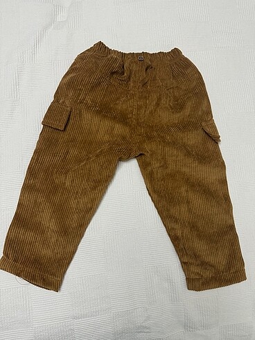 18-24 Ay Beden kahverengi Renk Kadife kahve rengi 90cm 18 ml 2 yaş