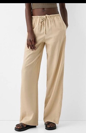 Bershka Keten Pantolon