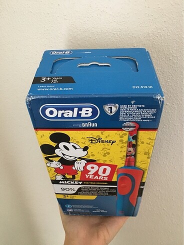universal Beden çeşitli Renk Braun Oral B Mickey Mouse şarjlı diş fırçası (sıfır )
