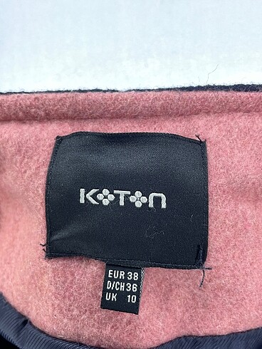 38 Beden lacivert Renk Koton Kaban %70 İndirimli.