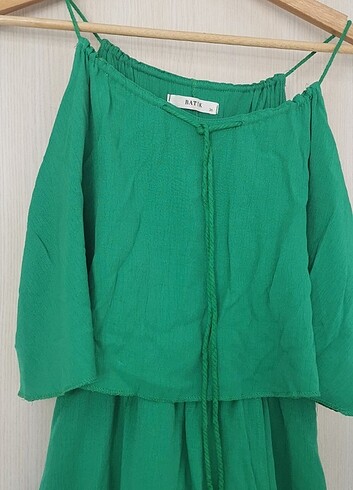 s Beden yeşil Renk yesil elbise