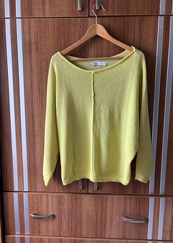 zara s beden sarı salaş kazak