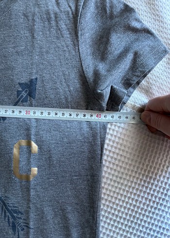 m Beden aeropostale nyc baskılı gri tişört