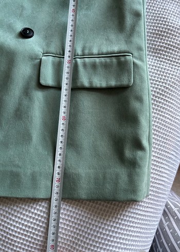 s Beden zara oversize yeşil süet dokulu ceket