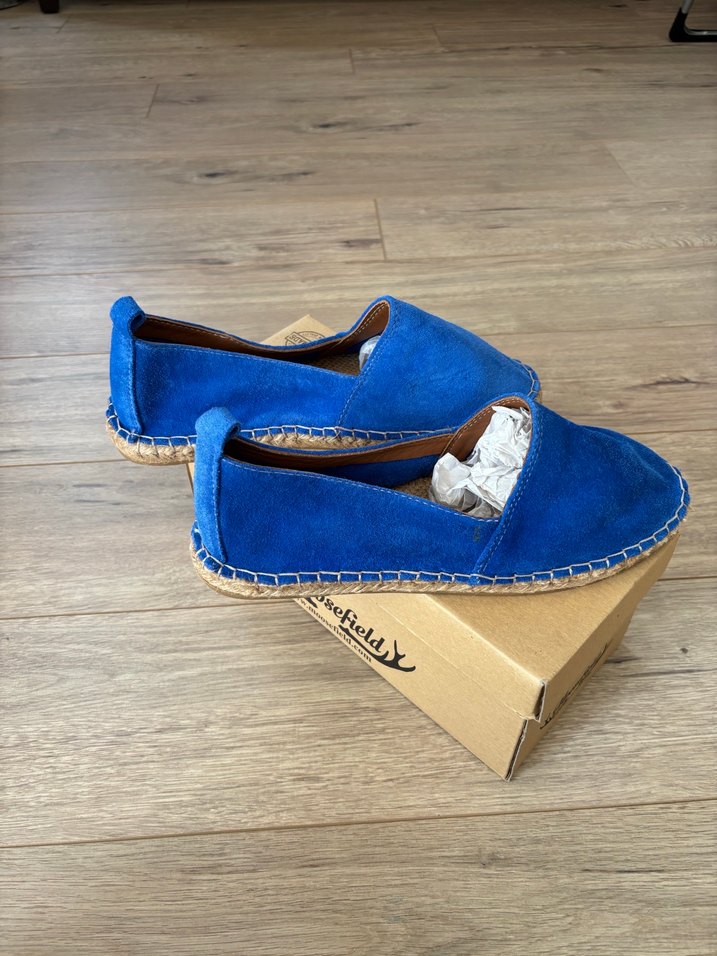 lacivert kadın espadril ayakkabı 40 no - Görsel 3