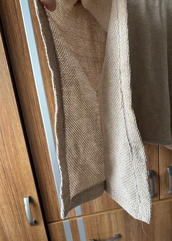 bej rengi salaş kısa kollu üst l-xl - Görsel 3