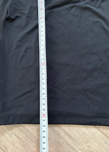 h&m siyah crop top s beden - Görsel 5