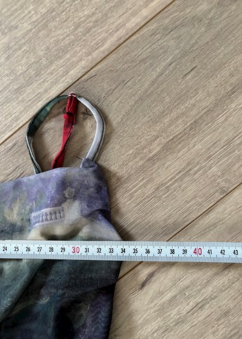 stradivarius çiçek desenli tül elbise - Görsel 6