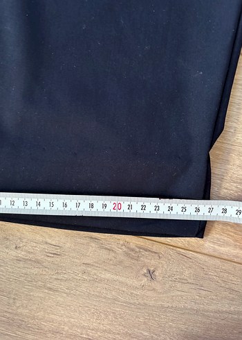 lacivert rahat bol kesim kumaş pantolon - Görsel 5