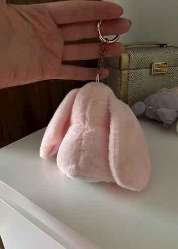 tavşan anahtarlık / çanta süsü - Görsel 2