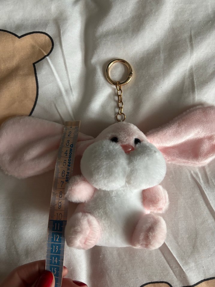 tavşan anahtarlık / çanta süsü - Görsel 5