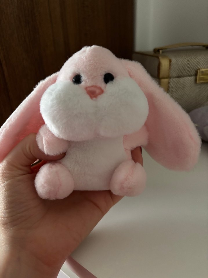 tavşan anahtarlık / çanta süsü - Görsel 3