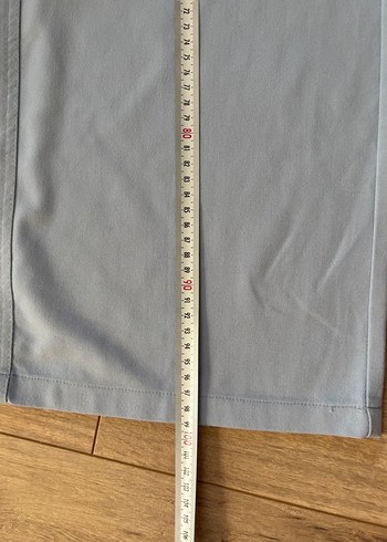 bershka 40 beden mavi kumaş pantolon - Görsel 3