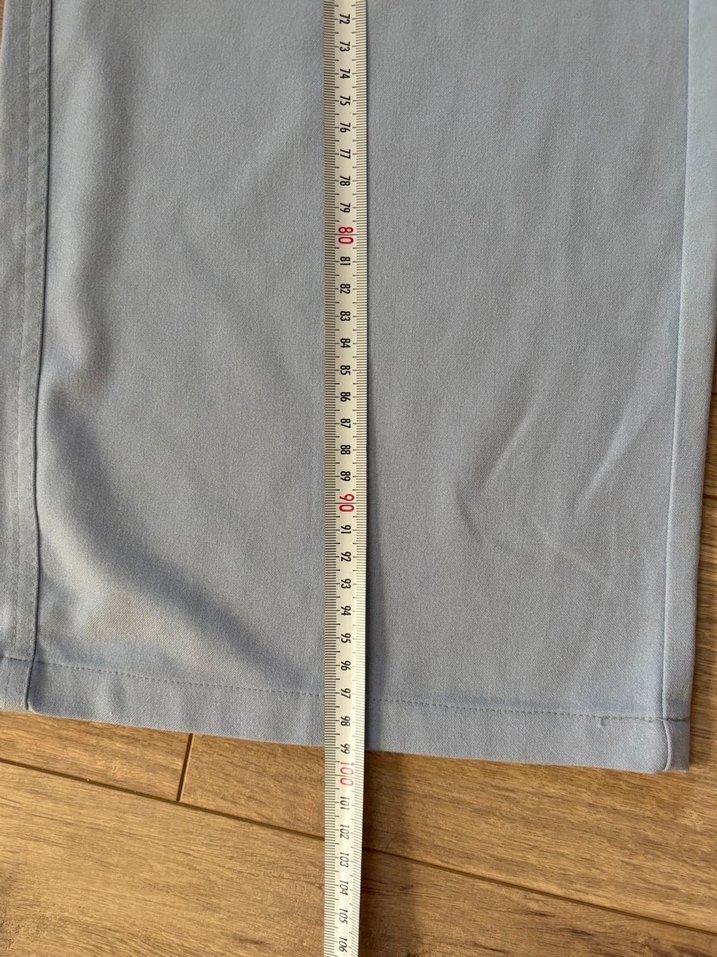 bershka 40 beden mavi kumaş pantolon - Görsel 3