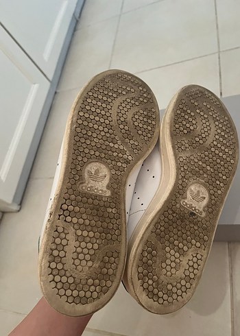 39 Beden adidas stan smith beyaz-yeşil 39 numara