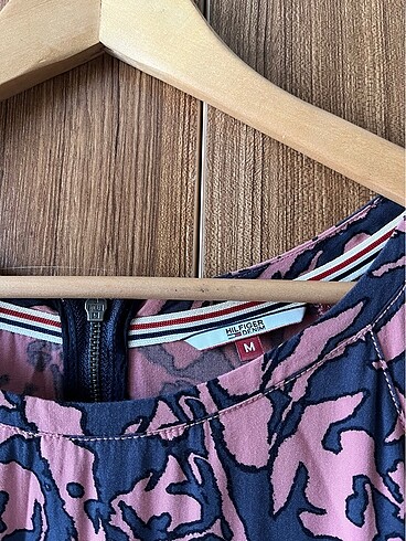 m Beden tommy hilfiger lacivert - pembe elbise