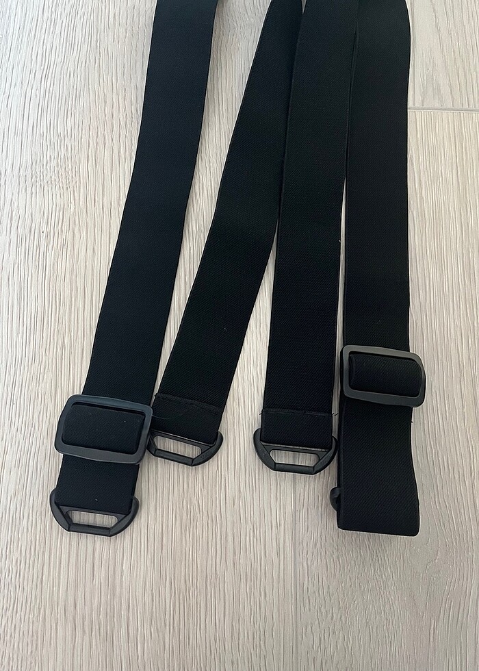 siyah renk erkek pantolon askısı - Görsel 3